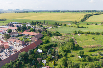 Letecký snímek pozemku a okolí - Prodej pozemku 345 m², Křečhoř