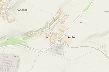 Mapa lokality (zdroj mapy.com) - Prodej pozemku 345 m², Křečhoř