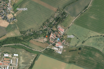 Mapa lokality (zdroj mapy.com) - Prodej pozemku 345 m², Křečhoř