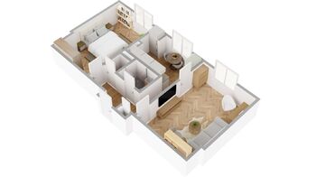 Pronájem bytu 2+1 v osobním vlastnictví 51 m², Pardubice