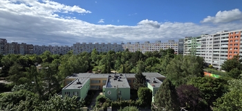 Výhled z bytu - Pronájem bytu 2+kk v osobním vlastnictví 46 m², Praha 5 - Stodůlky