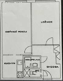 Pronájem bytu 2+kk v osobním vlastnictví 46 m², Praha 5 - Stodůlky