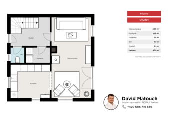 Pronájem domu 96 m², Nehvizdy