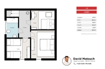 Pronájem domu 96 m², Nehvizdy
