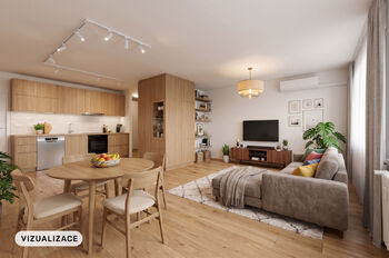 Prodej bytu 2+kk v osobním vlastnictví 62 m², Praha 6 - Řepy