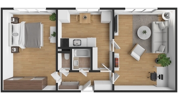 Pronájem bytu 2+1 v osobním vlastnictví 52 m², Plzeň