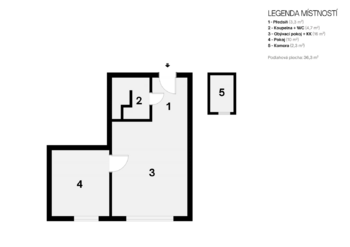 Prodej bytu 1+1 v osobním vlastnictví 34 m², Světlá nad Sázavou