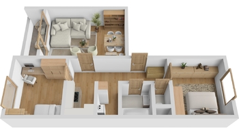 Pronájem bytu 3+1 v osobním vlastnictví 66 m², Hradec Králové