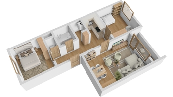 Pronájem bytu 3+1 v osobním vlastnictví 66 m², Hradec Králové
