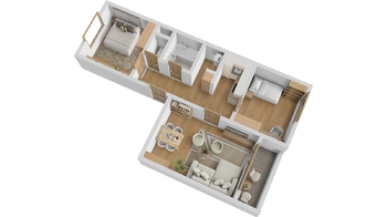 Pronájem bytu 3+1 v osobním vlastnictví 66 m², Hradec Králové
