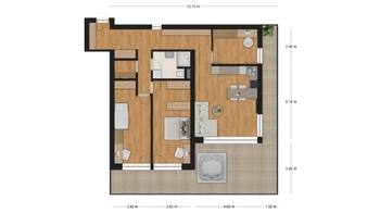 Prodej bytu 4+kk v osobním vlastnictví 90 m², Veselí nad Moravou