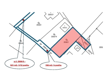 Prodej pozemku 713 m², Jaroměř