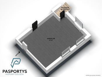 Pronájem kancelářských prostor 41 m², Boskovice