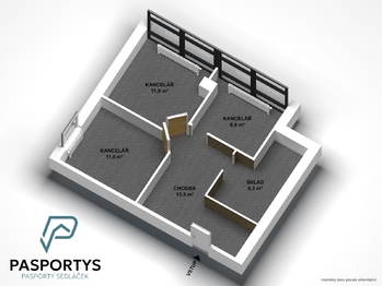 Pronájem kancelářských prostor 54 m², Boskovice