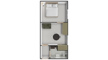 Pronájem bytu 2+kk v osobním vlastnictví 46 m², České Budějovice
