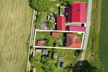 Letecký pohled 1 - Prodej domu 86 m², Studená