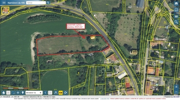 Prodej pozemku 4523 m², Hoštka