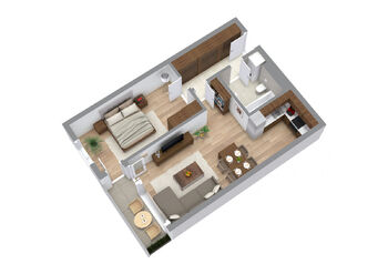 Pronájem bytu 2+kk v osobním vlastnictví 49 m², Chrudim
