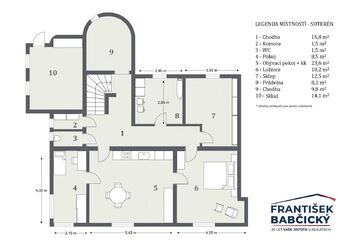 Prodej domu 200 m², Praha 4 - Podolí