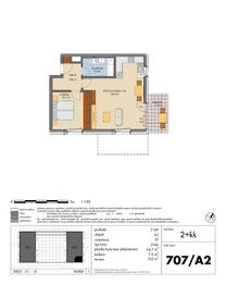 Prodej bytu 2+kk v družstevním vlastnictví 55 m², Praha 9 - Prosek