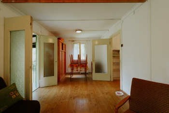 obývací pokoj s jídelnou - Prodej chaty / chalupy 39 m², Žihle