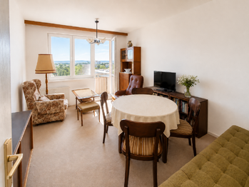 OBÝVACÍ POKOJ - Pronájem bytu 3+1 v osobním vlastnictví 60 m², České Budějovice 