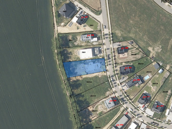 KM s lokací nemovitosti - Prodej domu 230 m², Vysoký Újezd