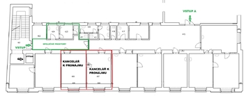 Pronájem kancelářských prostor 22 m², Ostrava