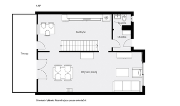 Přízemí - Prodej domu 123 m², Praha 4 - Kunratice