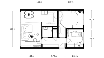 Prodej bytu 3+kk v osobním vlastnictví 56 m², Kladno