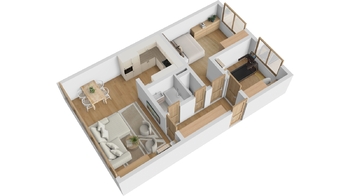 Prodej bytu 3+kk v osobním vlastnictví 56 m², Kladno