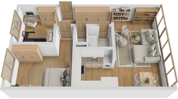 Prodej bytu 3+kk v osobním vlastnictví 56 m², Kladno