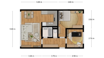Prodej bytu 3+kk v osobním vlastnictví 56 m², Kladno