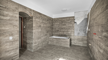 koupelna 1. jednotky - Prodej domu 170 m², Vrbičany