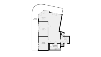 Pronájem bytu 3+kk v osobním vlastnictví 88 m², Praha 4 - Podolí