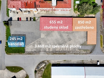 rozložení ploch ... - Pronájem jiných prostor, Havlíčkův Brod