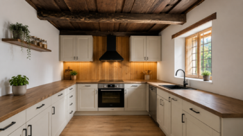 vizualizace kuchyně - Prodej pozemku 1147 m², Králova Lhota