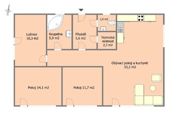 Prodej domu 85 m², Bystřice