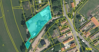 Prodej pozemku 3007 m², Krtov