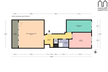 Prodej bytu 3+kk v osobním vlastnictví 71 m², Praha 3 - Žižkov