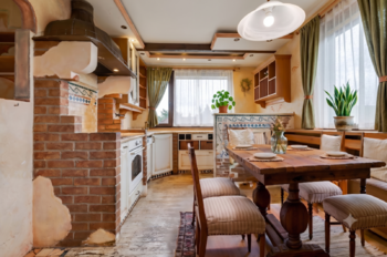 VIZUALIZACE - jídelna - Prodej domu 240 m², Praha 10 - Dubeč
