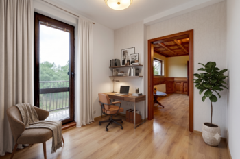 VIZUALIZACE - pracovna 2NP - Prodej domu 240 m², Praha 10 - Dubeč