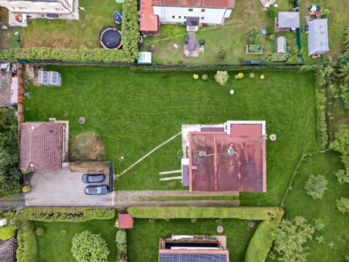 ptačí perspektiva - Prodej domu 240 m², Praha 10 - Dubeč