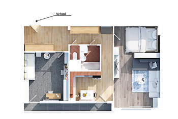 Pronájem bytu 2+1 v osobním vlastnictví 67 m², Kladno