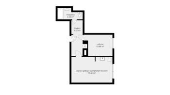 Pronájem bytu 2+kk v osobním vlastnictví 46 m², Příbram