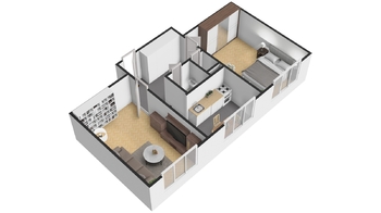 Prodej bytu 2+1 v osobním vlastnictví 52 m², Kadaň