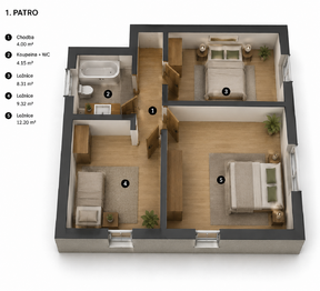 Pronájem domu 96 m², Nehvizdy