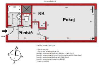 Prodej bytu 1+kk v osobním vlastnictví 27 m², Praha 4 - Háje