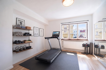 Vizualizace posilovna - Prodej bytu 3+1 v osobním vlastnictví 99 m², Žatec