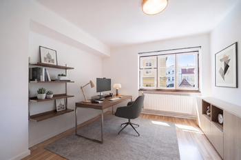 Vizualizace pracovny - Prodej bytu 3+1 v osobním vlastnictví 99 m², Žatec